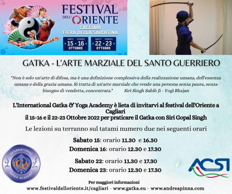 Gatka al Festival dell'Oriente 2022